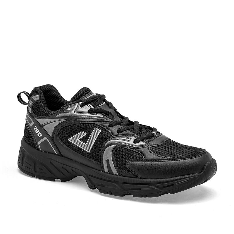 Apoort Tenis urbano para hombre. Negro gris image number null
