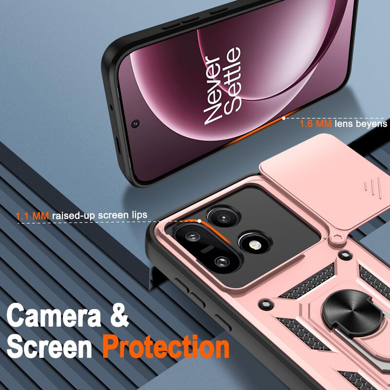 Funda Atump OnePlus 15 Rosa Dorado con Soporte ... image number null