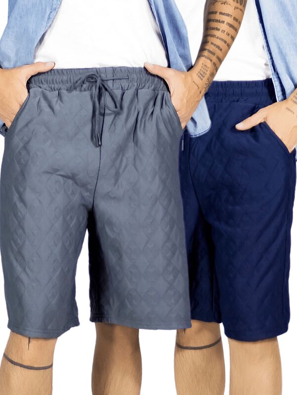 Pack de 2 Shorts Casual Cintura Ajustable Detal... image number null