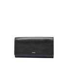 Cartera Fossil Logan De Piel Con Bloqueo Rfid Para Mujer Negra