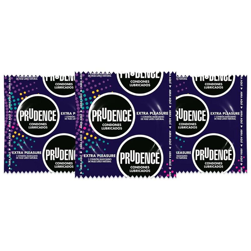 Condones de L&aacute;tex Extra Pleasure Prudence 3 Uni... image number null