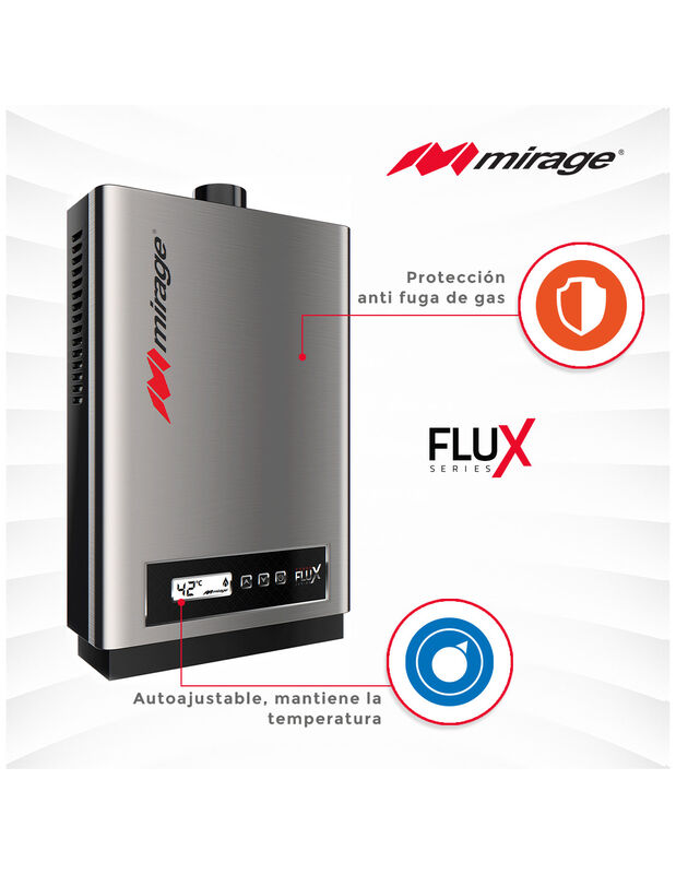 Calentador Mirage MBF16AF Turbo Flux 2 Servicio... image number null