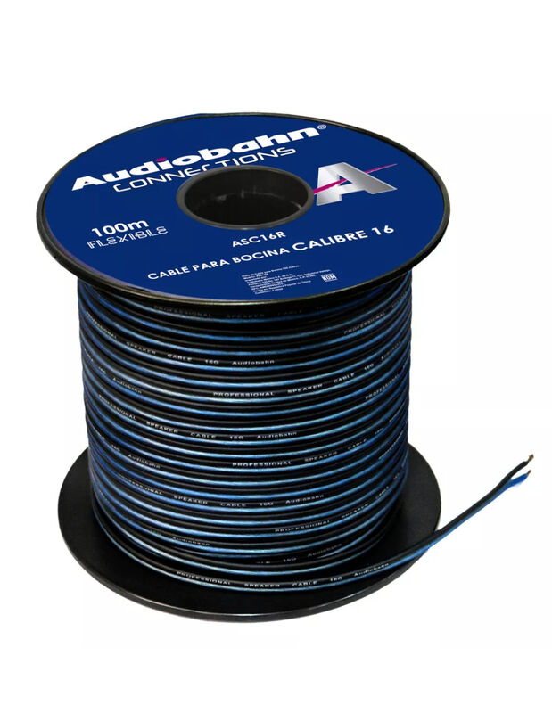 Rollo de cable para bocinas calibre 16 de 100m ... image number null