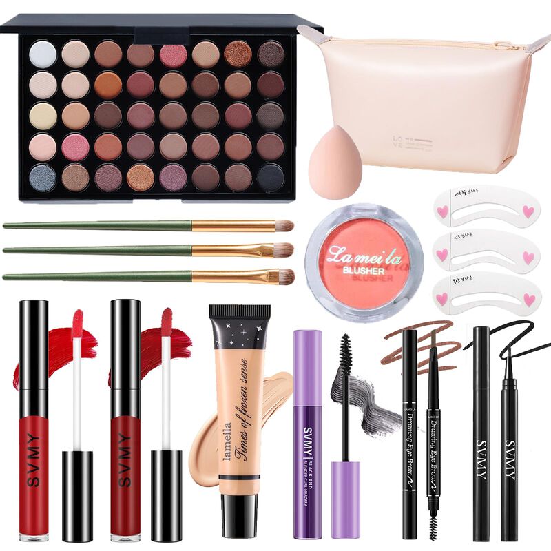 Set De Maquillaje Pwyshxdf 16 Piezas Kit De Reg... image number null