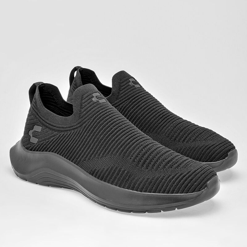 Charly Tenis urbano para hombre negro, importad... image number null