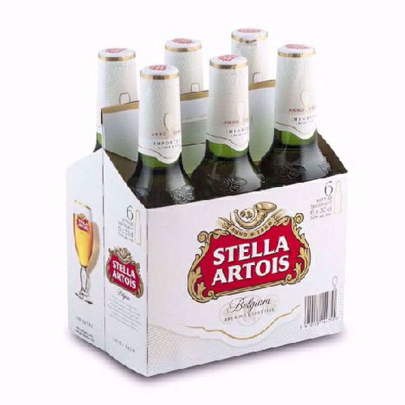 Stella Artois Cerveza Botella Six Pack 330 ml image number null