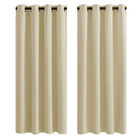 Cortinas Blackout para bloquear luz y ruido Beige Kyuden Home
