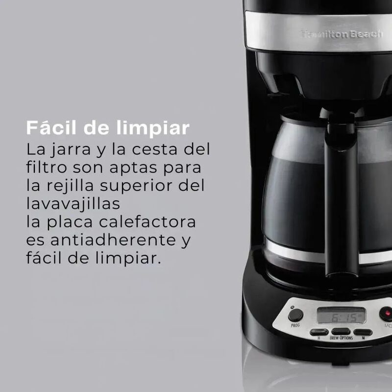 Cafetera Programable 12 Tazas Hamilton Beach 46... image number null