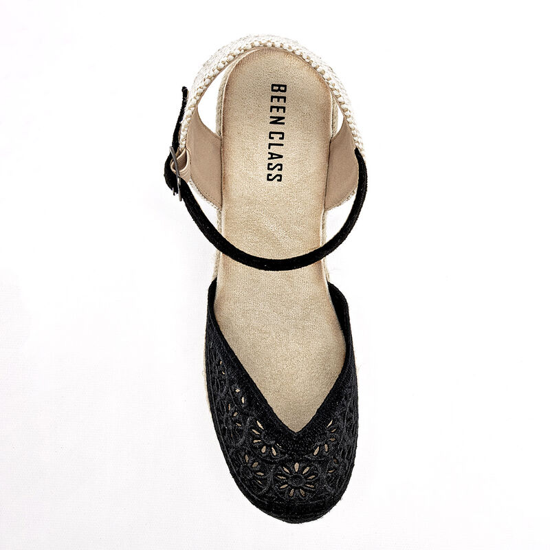 Been Class alpargata plataforma para mujer negr... image number null