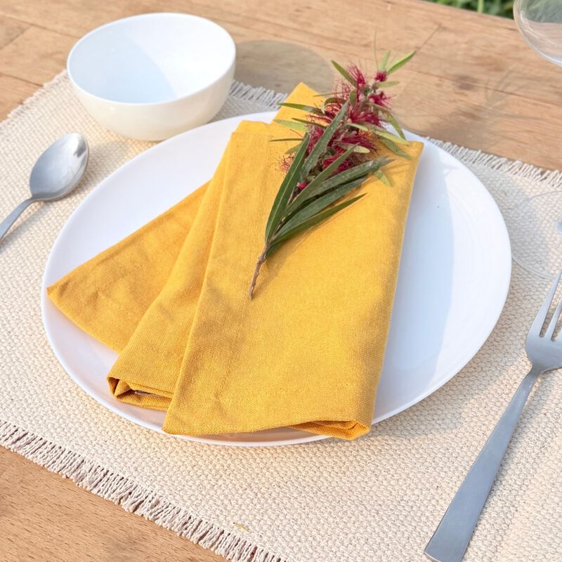 Servilletas de Tela Ramanta Home 46 Cm Mostaza ... image number null