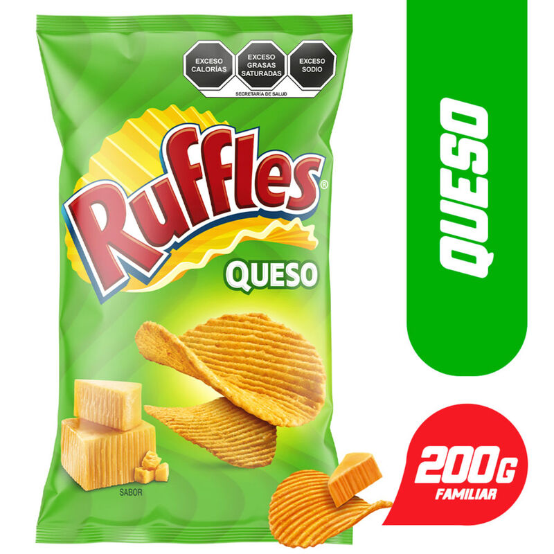 RUFFLES QUESO FAM TR 200GRX10X1 image number null