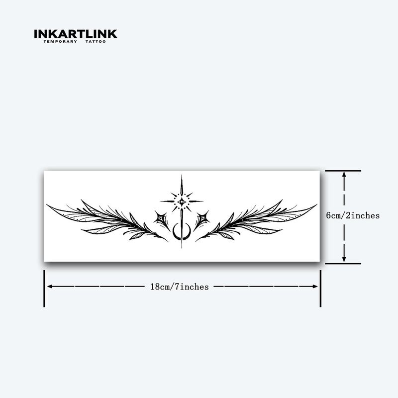 Set De Tatuajes Temporales Angel Feathers De In... image number null