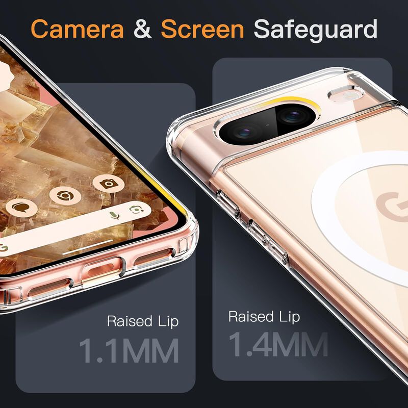 Funda Jetech para Pixel 8 con MagSafe Transpare... image number null