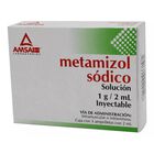 Metamizo Sod Iny 1g/2ml Amp Con 3 Metamizol S&oacute;dico