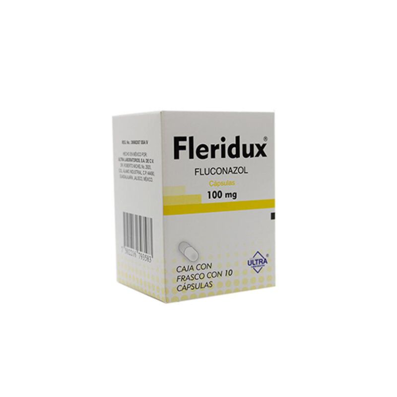 Fleridux Fluconazol 100 Mg 10 C&aacute;psula(s) image number null