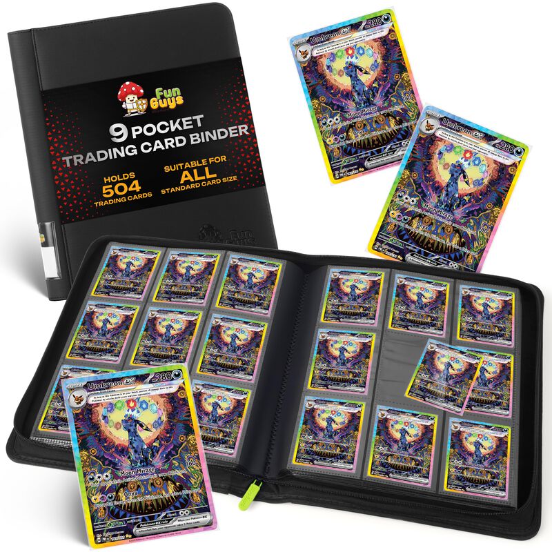 Carpeta De Cartas Funguys 504 - 9 Bolsillos De ... image number null