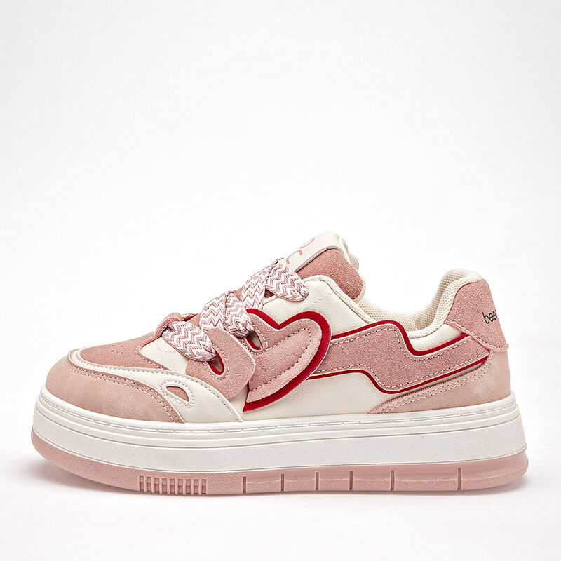 Been Class Tenis urbano para mujer rosa late ro... image number null