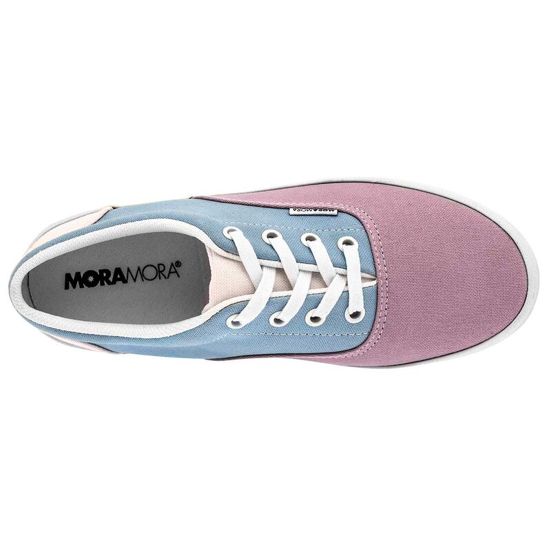 Moramora Tenis urbano para mujer lila azul rosa image number null