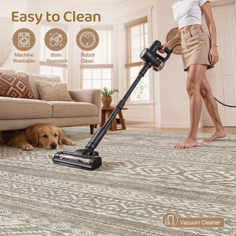 Alfombra De &Aacute;rea Cotiled 33 &times; 26 cm Lavable Boh... image number null