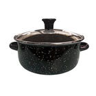 Juego de ollas de Peltre con tapa 10 pz International negro Shorbull