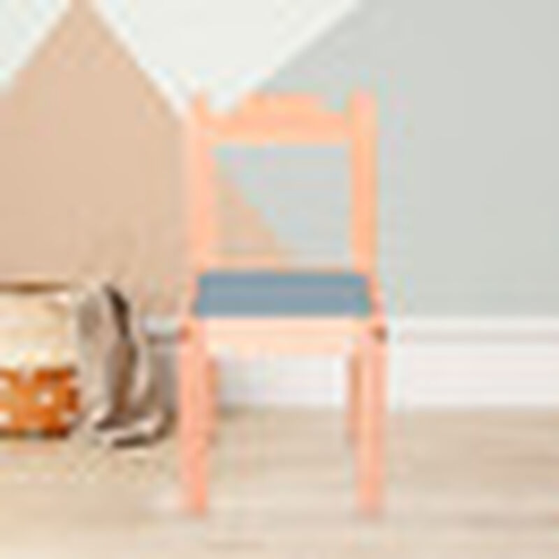 Duduk Silla de Madera Barnizada para Ni&ntilde;os Pequ... image number null