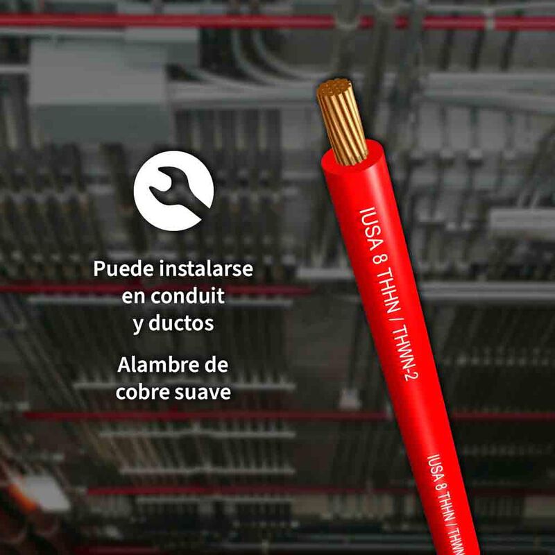 Cable Thw-ls/thhw-ls Ce Rohs 14 Awg En Caja Col... image number null