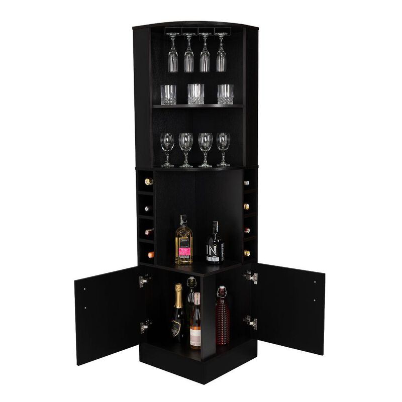 Bar Esquinero Celeste Wengue Virtual Muebles image number null