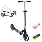 Scooter para Ni&ntilde;os Altura Ajustable Ruedas de Goma Freno Trasero Plegable con Correa Apto a partir de 115 cm Soporta hasta 50 kg-Azul