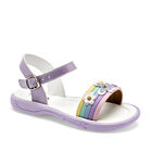 Chaparrin sandalia para ni&ntilde;a lila multicolor cod 142007-D
