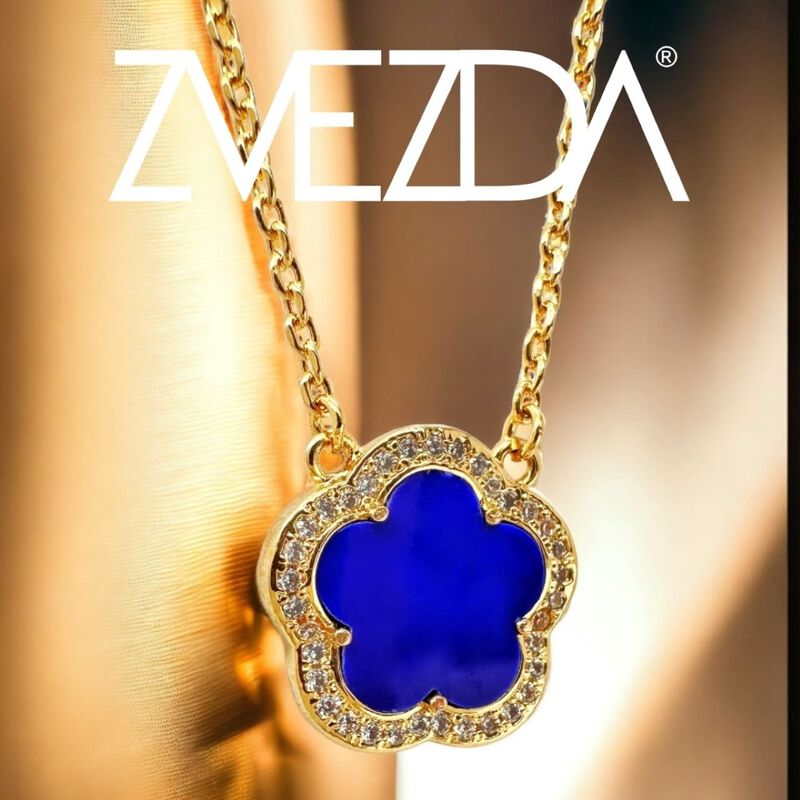 Collar, aretes y pulsera Tr&eacute;bol Chapa de oro 18... image number null