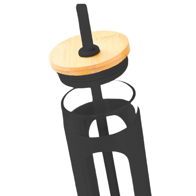 Vaso Térmico de Vidrio para Agua con Popote y F... image number null