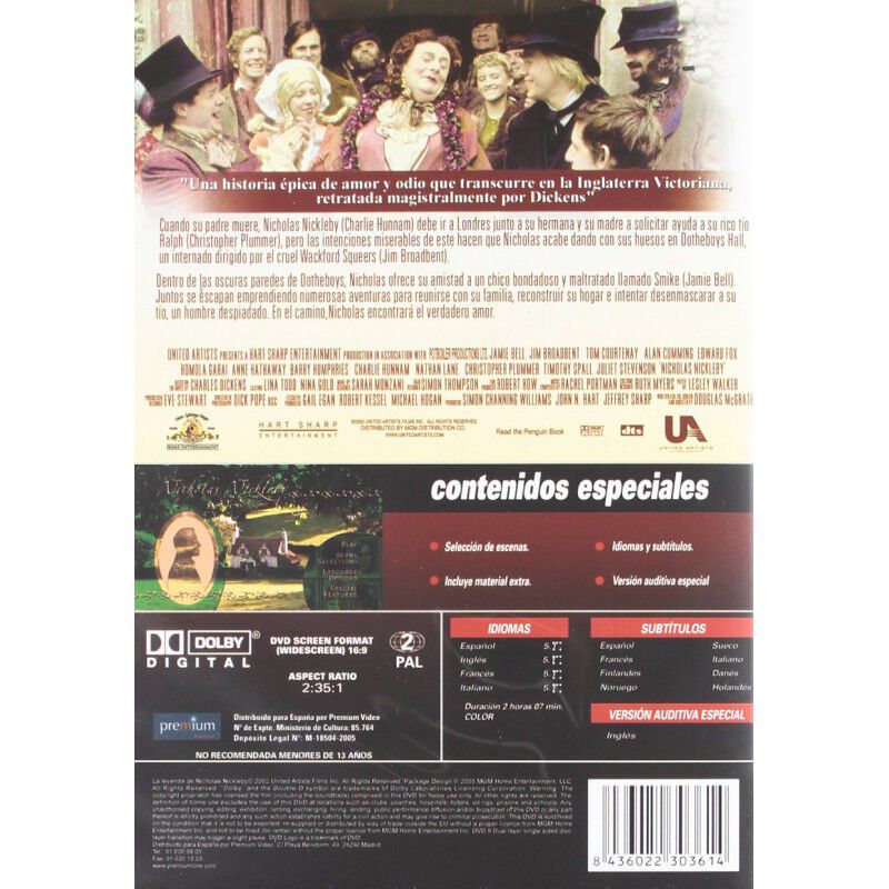 La Leyenda De Nicol&aacute;s Nickleby (dvd) image number null