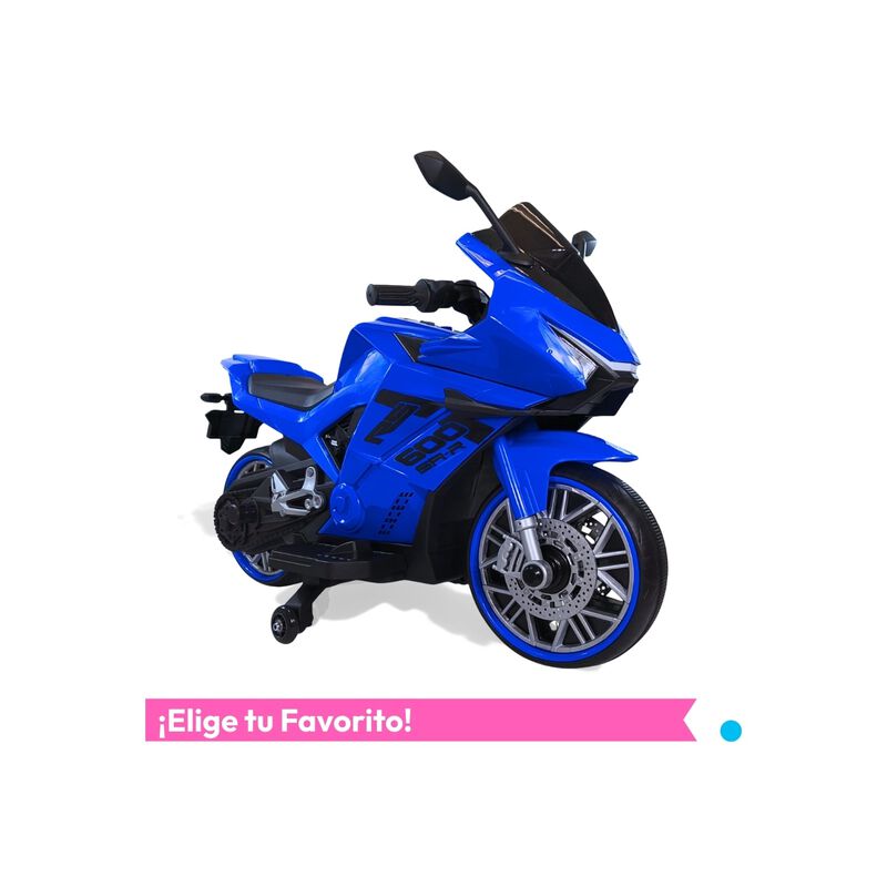 Motocicleta El&eacute;ctrica Montable Deportiva Nino T... image number null