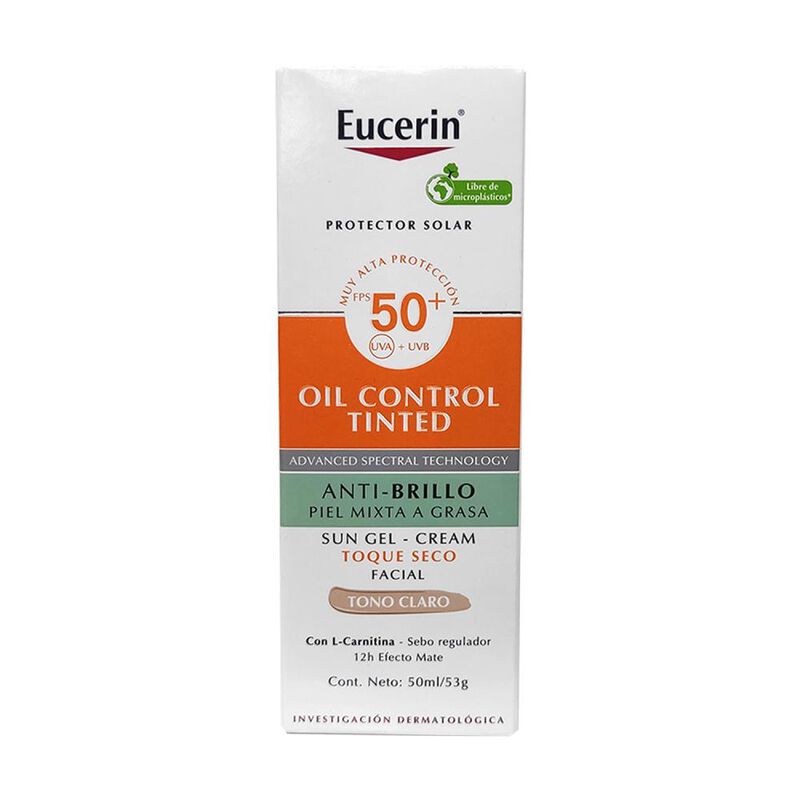 Eucerin Oil Control Tinted Fps50+ Toque Seco To... image number null