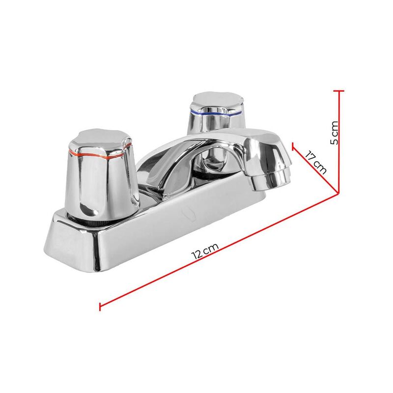 Llave Mezcladora Met&aacute;lica Para Lavabo Iusa, 4&rdquo; image number null