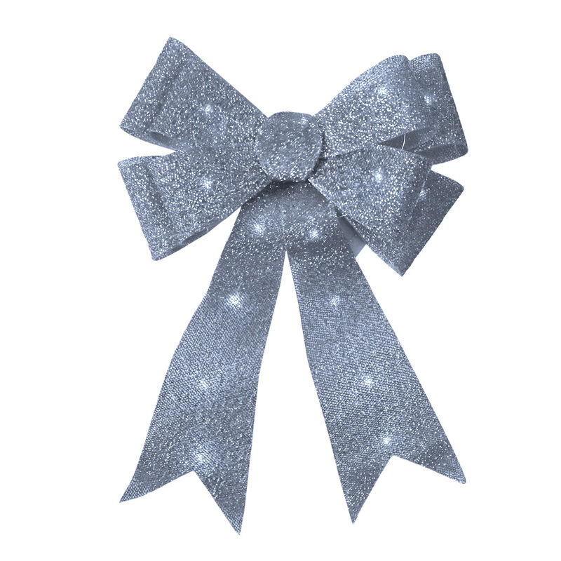 Mo&ntilde;o color Plata para Decoraci&oacute;n de Navidad image number null