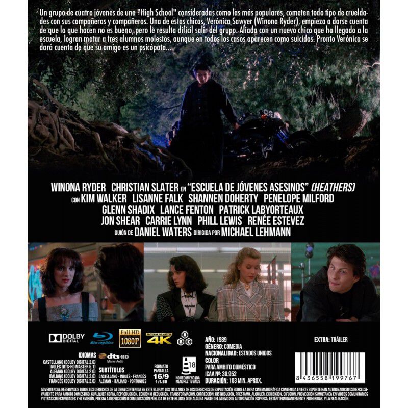 Escuela De J&oacute;venes Asesinos [blu-ray] (1988) He... image number null