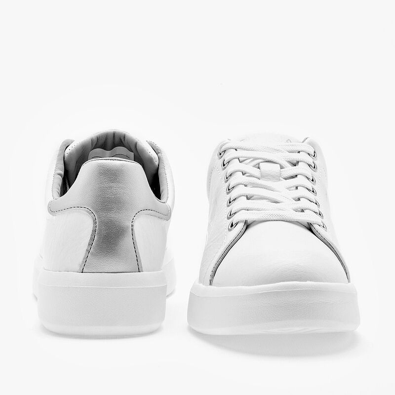 Pirma Tenis urbano para mujer blanco plata image number null