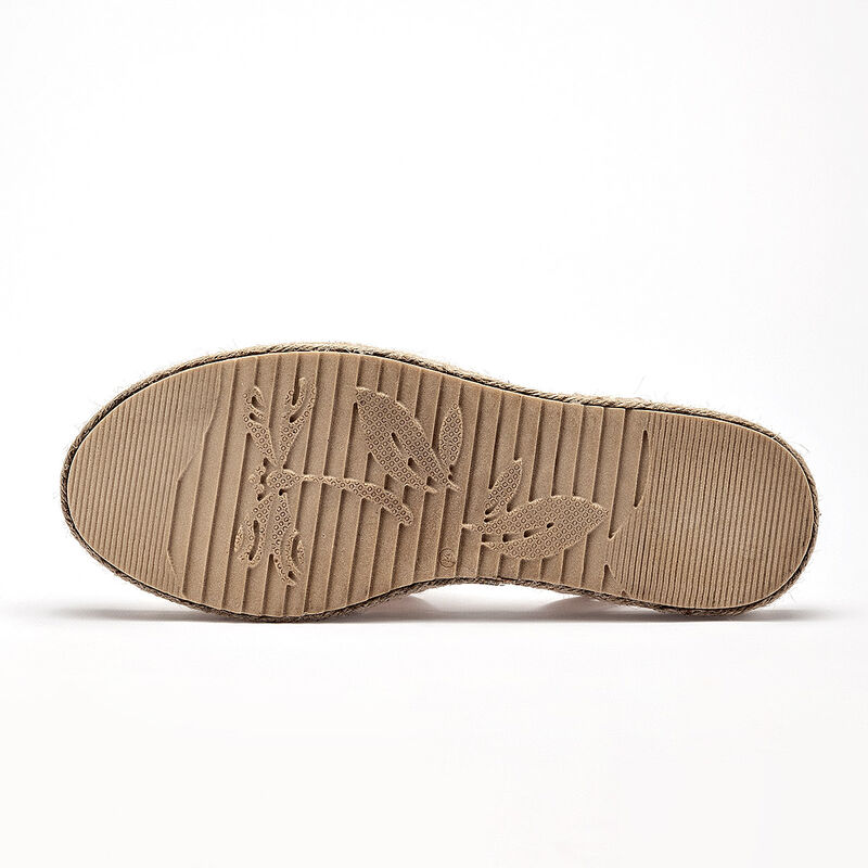 Queen sandalia tipo alpargata para mujer dorado... image number null