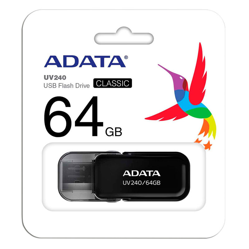 Unidad Flash USB 2.0 ADATA UV240 de 64GB. Color... image number null