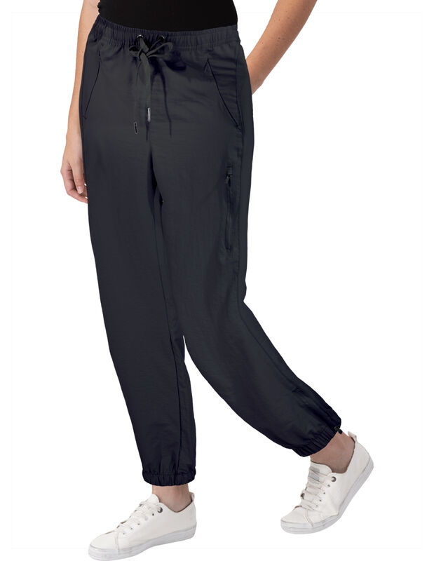 Pantalón Mujer Cintura Ajustable Premium Negro ... image number null