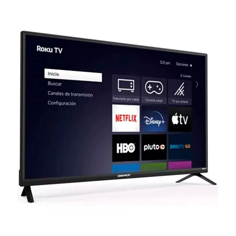 SmartTV Pantalla 32" DAEWOO HD streaming ROKU T... image number null
