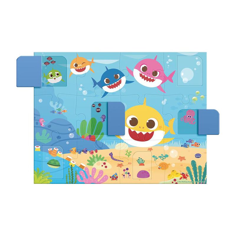 Rompecabezas Infantil Baby Shark Arma Y Descubr... image number null