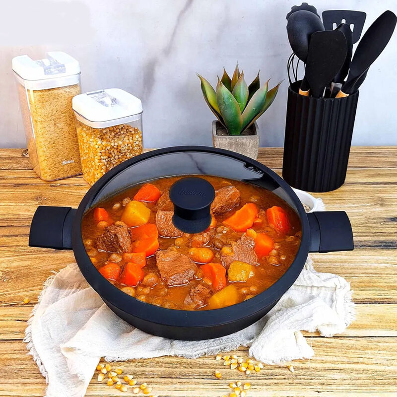 Arrocera HUDSON 28cm Aluminio Negra Antiadheren... image number null