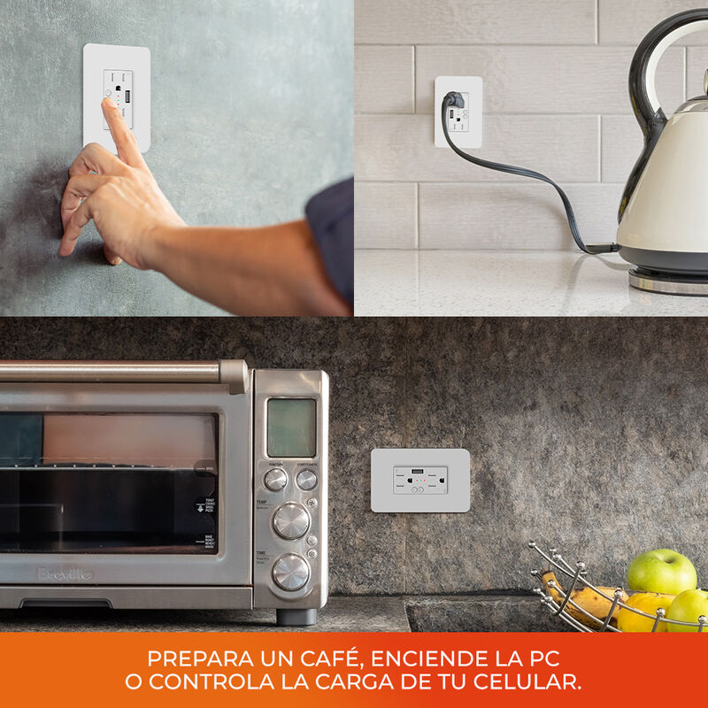Tomacorriente Inteligente Wi-Fi, Multicontacto,... image number null
