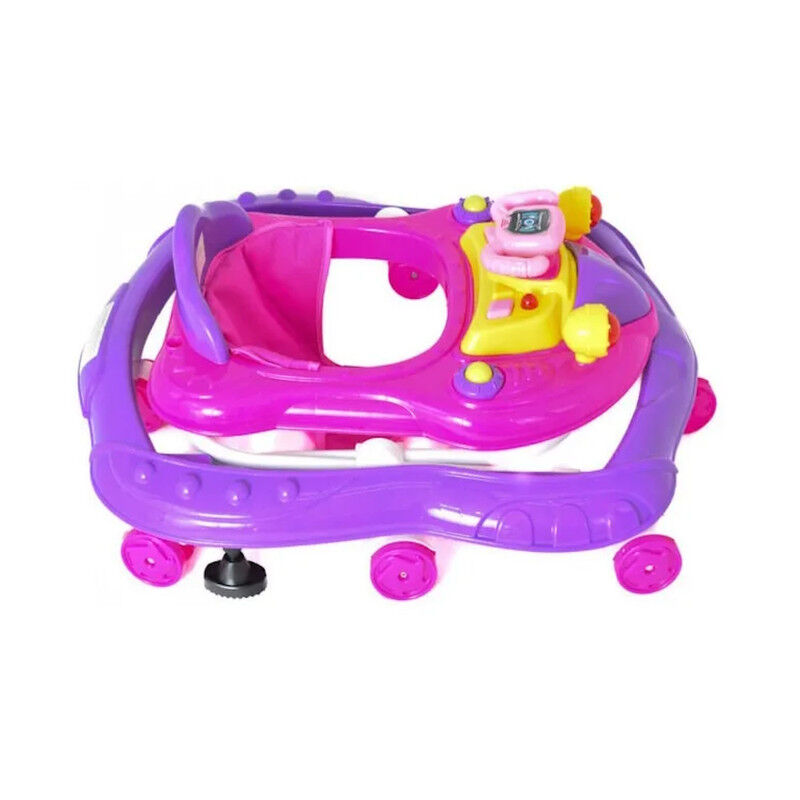 Andadera Fucsia Para Beb&eacute; Caminadora Nave Espac... image number null