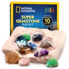 Kit Cient&iacute;fico De Excavaci&oacute;n De Piedras Preciosas De National Geographic Para Ni&ntilde;os
