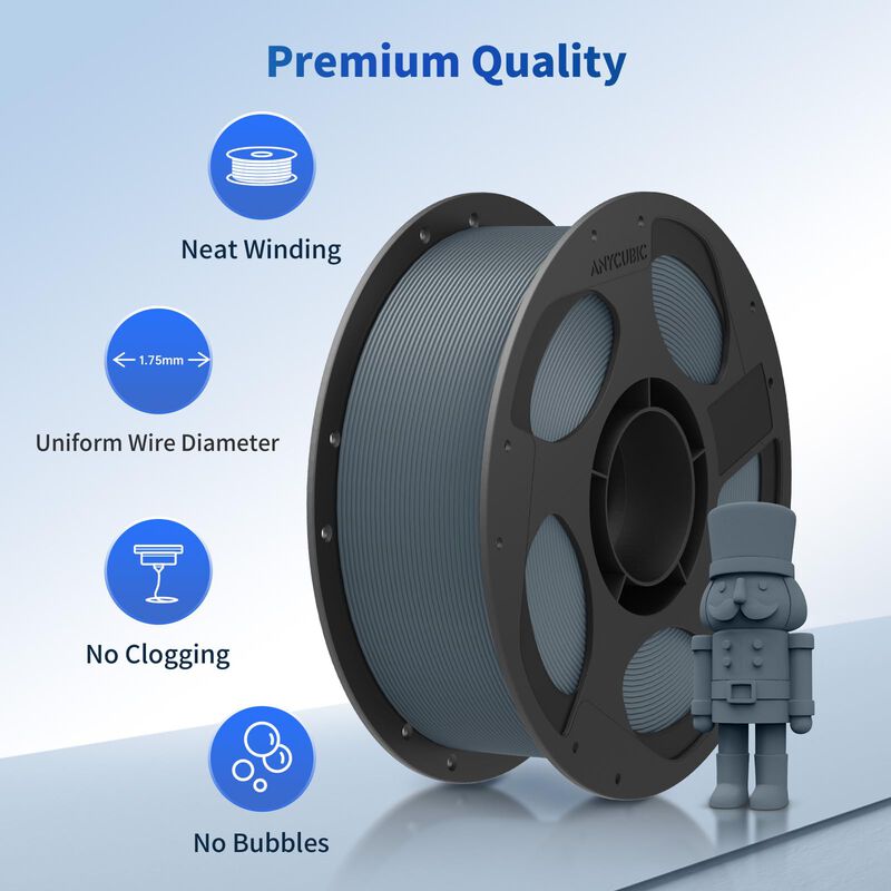 Filamento Pla Anycubic 1,75 mm 1 kg Azul Gris image number null