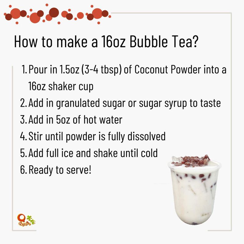 Polvo De T&eacute; Qbubble 1 kg Coco 3 En 1 image number null