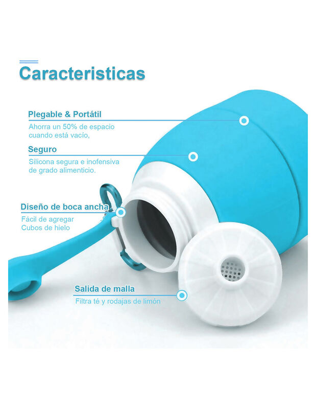 Termo Botella Deportiva Meimia 580ml Azul image number null